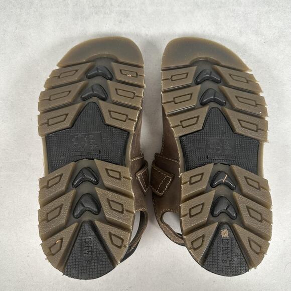 Dr. Martens Sandals Shoes Mens Size 9 Brown Leather Fisherman Buckle England 90s